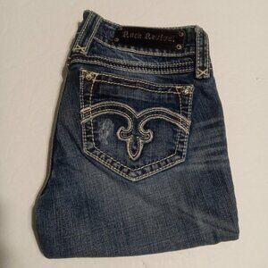 Rock Revival Women's Alanis Cropped Jeans Size 28 RRJB164CA
